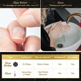 thumbnail image 2 of Press On Nails, French Long Fake Nails, 24 PCS Stick on Nails for Women and Girls, Long fake Nails for Party, 2 of 3