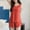 Red, variant on Naittoop Womens Lightweight Summer Pajamas Casual Sleeveless Pjs Sets Loose Soft Ruffle Tank Top and Shorts 2 Piece Sleepwear