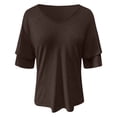 thumbnail image 4 of MAIHAN Women Oversized Tshirt Casual Summer Funny Casual Basic Tee Shirts Cute T Shirts Tops Spring Clothes Trendy Outfit, 4 of 4