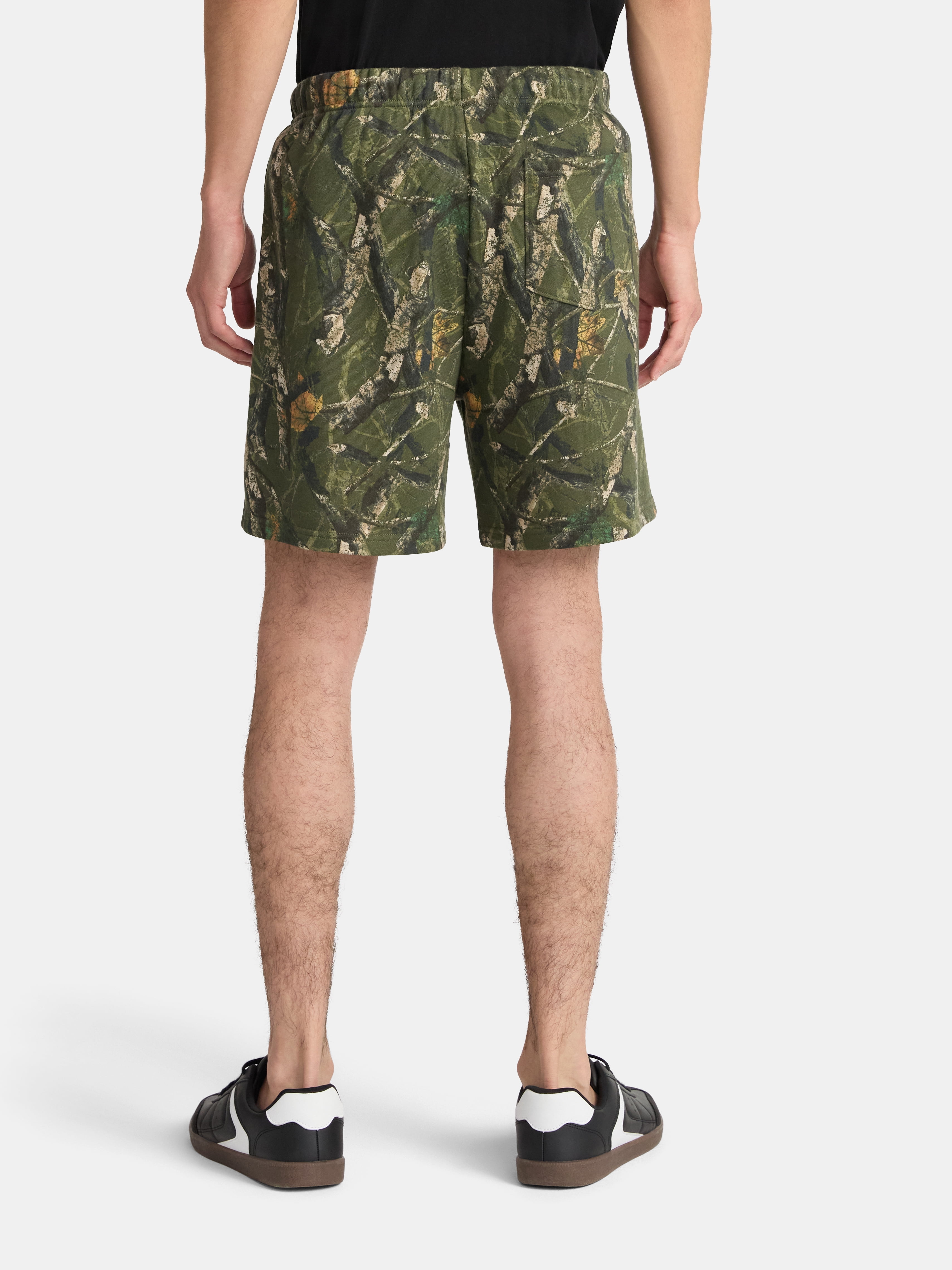 No Boundaries Soft Fleece Jogger Shorts, 6" Inseam, Men's and Big Men's
