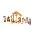 thumbnail image 2 of Almencla 12Pcs Holy Family Figurines, Jesus Born Sculptures Set ,God Resin Jesus Born Ornaments for Bookshelf Cabinet Decorative Home colorful, 2 of 8