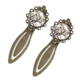 thumbnail image 2 of Tree Vintage Copper-Colored Lace Bookmarks: Stainless Steel Set for Book Lovers and Readers, 2 of 5