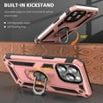 thumbnail image 3 of 12 Pro Max Phone Case iPhone 12 Pro Max Rose Gold Case for Women,with Magnetic Stand,with Magnetic Car Mount Kickstand for iPhone 12 Pro Max 6.7" Rose Gold, 3 of 12