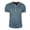 Blue, variant on Mens Fashion Casual Front Placket Basic Short Sleeve Henley T-Shirts Dark Blue,S