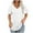 9#White, variant on DecSea Womens Solid T Shirts V Neck Short Sleeve Casual Tops Loose Fit Basic Tees with Curved Hem