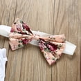 thumbnail image 3 of Dooleck Infant Baby Girl Clothes Ruffle Bodysuit Floral Suspender Skirt Outfit Set, 3 of 8
