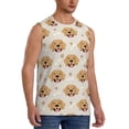 thumbnail image 2 of Daiia Labrador Retriever Dog Printed Men's Tank Tops,Casual Soft Sleeveless Gym Muscle Shirts Bodybuilding Tee-Large, 2 of 8