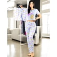 thumbnail image 2 of Pijama De 3 Piezas Mujer Pantalon Short Y Playera A Juego, 2 of 5
