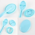 thumbnail image 4 of 1 Pc Easy Lotion Applicator, Body Lotion Applicator Back Washer for Shower, Long Handle Self Tanning Back Applicator Back Lotion Applicators, Back Moisturizer Sunscreen Applicator, Blue, 4 of 8