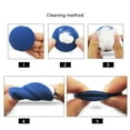 thumbnail image 4 of 7pcs Powder Puff Non-Latex Cosmetic Facial Powder foundation pad Cushion Foundation Contour Makeup Pad Set, Blue, 4 of 7