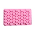 thumbnail image 3 of Molde de silicona en forma de corazón Moyic 2piezas Rosa 55 agujeros pastel Pan caramelo gelatina decoración cocina, 3 of 6