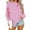 Pink(Trending), variant on Mingw Womens L Crewneck Graphic Long Sleeve Pullover Tops Casual Fall Outfits