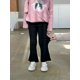 thumbnail image 1 of Pantalones con parte inferior acampanada de cintura alta para niñas, alta elasticidad, primavera, novedad de verano, estilo, versión coreana, pantalones largos que combinan con todo, Base para niños, 1 of 5