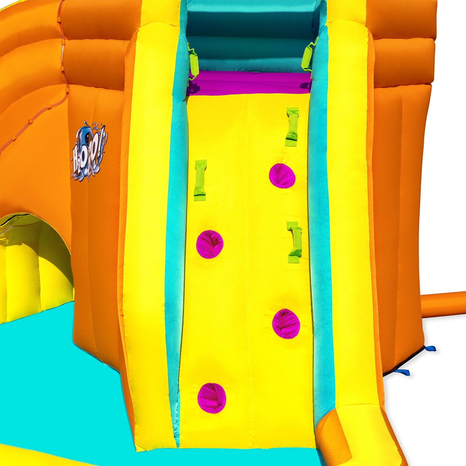 Bestway H2OGO! Tidal Tower Slide Kids Backyard Inflatable Water Park w/ Slide and Air Blower