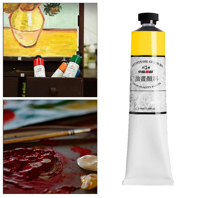 Tubo de pintura al óleo BLESIY 170ml Amarillo