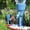 Blue, variant on Usbinx Life Automatic Plant Watering Device Slow Drip Irrigation System for Indoor Outdoor Potted Plants Garden Waterer Bottle Adapter 6.88 x 1.96 in