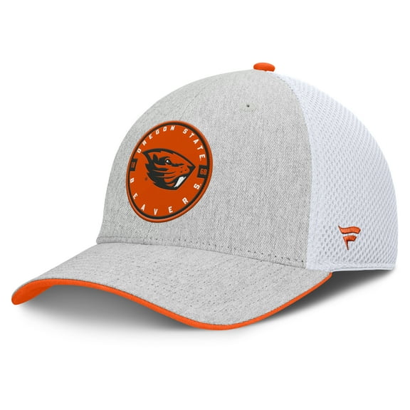 Men's Fanatics Heather Gray Oregon State Beavers Trigger Flex Hat