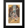 thumbnail image 2 of Cyprián Majerník 11x14 Black Modern Framed Museum Art Print Titled - Study for Painting in a Circus Setting (1936), 2 of 5