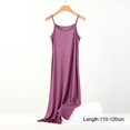 thumbnail image 1 of Jupon Sans Couture en Soie Glacée pour Femmes Été Grande Taille Sans Manches Combinaison Intérieure Modal, 1 of 5
