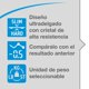 thumbnail image 3 of CITIZEN HMS324 - Báscula digital blanca para cuerpo, diseño delgado, comparable con el resultado de, 3 of 7