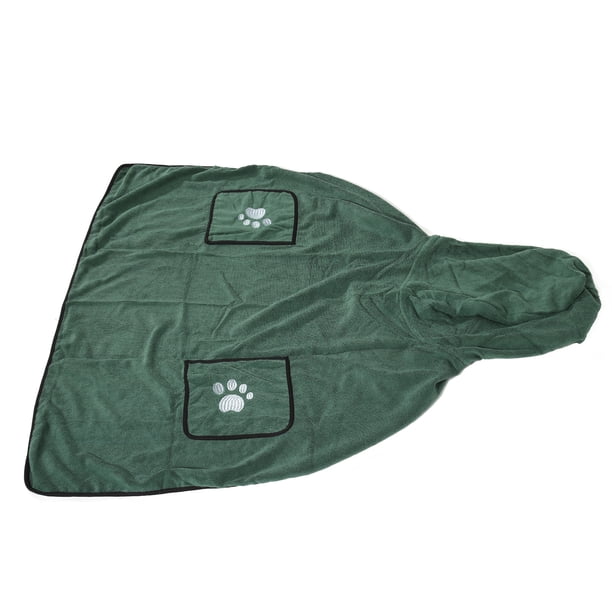 Bata de baño absorbente para perros,Albornoz para perros Toalla Súper Albornoz para perros Toalla Albornoz para perros Rendimiento confiable Jadeshay A