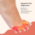 thumbnail image 2 of Zentoes Silicone Toe Spacers - Bunion & Hammertoe Straighteners, 1 Pair, 2 of 7