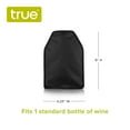 thumbnail image 3 of True Wine Cooler Sleeve, Reusable Wine Bottle Cooler, Outdoor Party, Black, 3 of 5