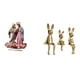 thumbnail image 1 of Letrero de mesa,Decoración de escritorio acrílica Rincón festivo Decoración del hogar,Decoración de fiesta Adorno de escritorio Chimenea,Escultura de figura,Estatua sentada Figura, 1 of 8