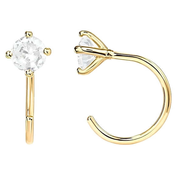 DESIGNICE Women Stud Earrings Lymphatic Activity Earrings Magnetic Acupuncture Earrings for Women Lymphatic Drainage Earrings Zirconia Lymphatic Earrings Magnetology Negative Earri