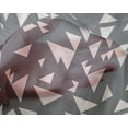 thumbnail image 5 of oneOone Silk Tabby Fabric Triangle Geometric Print Fabric By Yard 42 Inch Wide, 5 of 5