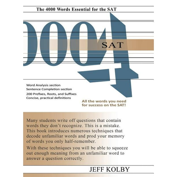 Sat 4000 The 4000 Words Essential For The Sat Hardcover Walmart Com Walmart Com Sat 4000 The 4000 Words Essential For The Sat Hardcover Walmart Com Walmart Com