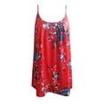thumbnail image 3 of Womens Summer Adjustable Spaghetti Strap Scoop Neck Tank Tops - Loose Fit Camisole Sleeveless Cami Top, 3 of 5