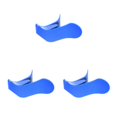 thumbnail image 1 of Yuarrent Hermosa Ajustable Apretado Cadera Entrenador Glúteos Ejercitador Entrenamiento Azul Type1 NO1, 1 of 6