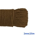 thumbnail image 4 of Langgg Color Hemp Rope Roll Making Tool 100 Cotton rope colorful twine macrame cord string thread Handmade String accessory DIY cord brown 2mm x 25m 5Set, 4 of 6