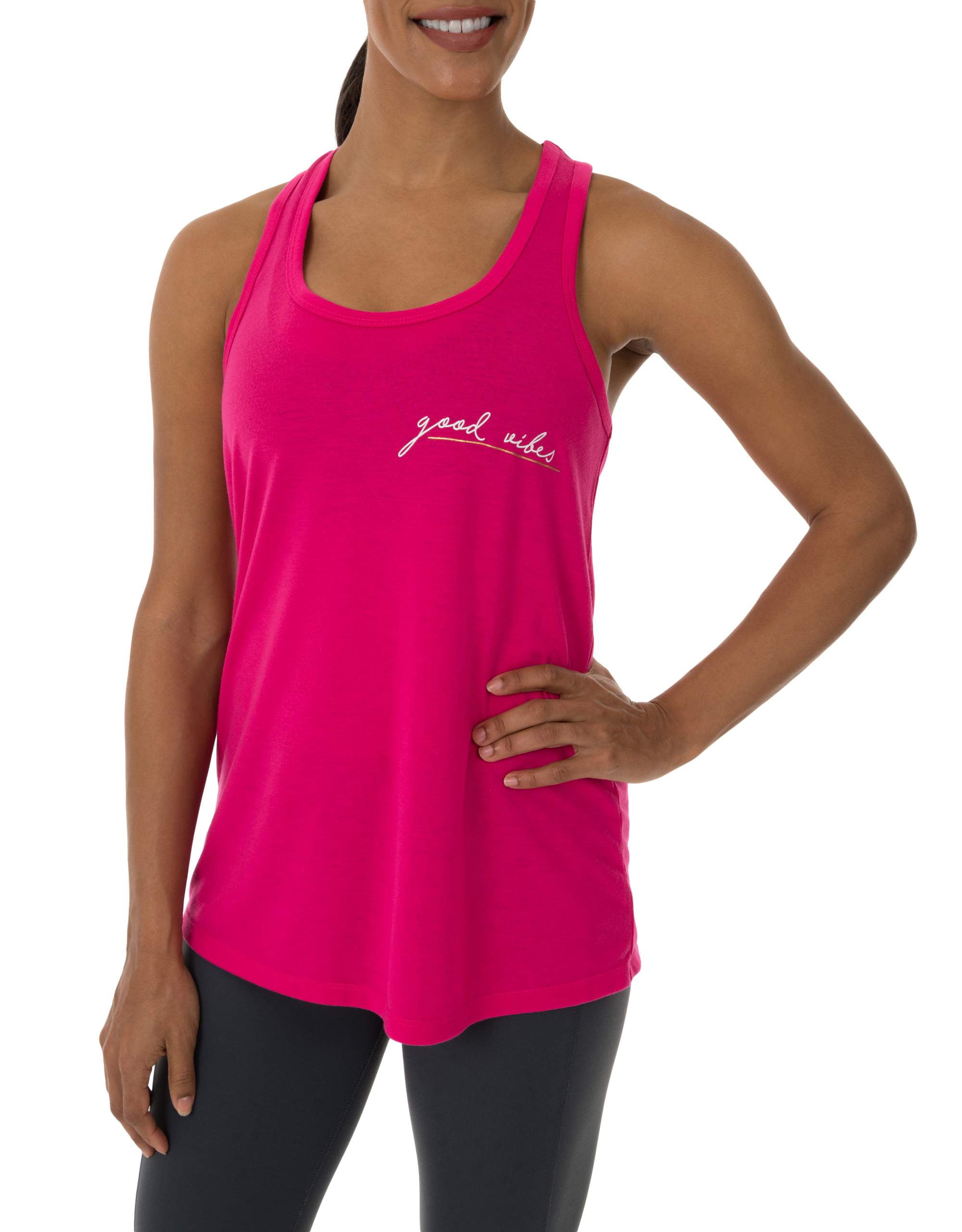 Athletic Works Women's Fitspiration Active Graphic Tank