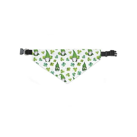 Lucky Clovers And Gnomes Pattern Bandana -Image by Shutterstock, Medium