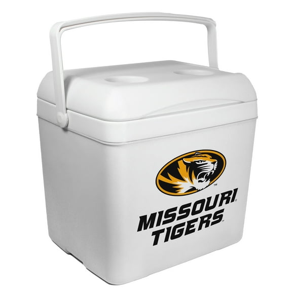 White Missouri Tigers 24-Can Tailgate Cooler