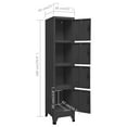 thumbnail image 4 of vidaXL Locker Cabinet Anthracite 38x45x180 cm Steel, 4 of 5