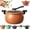Orange1, variant on Multifunctional Large Capacity Non-stick Pressure Cooker, Versatile Micro-Pressure Cooking Pot with Lid,Anti-Scalding Handle Fast Cooking Pot for Slow Cook, Sear & Saute, Keep Warm (Orange1)