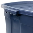thumbnail image 4 of Rubbermaid Roughneck 25 Gallon Stackable Storage Container, 4 Pack, 4 of 5