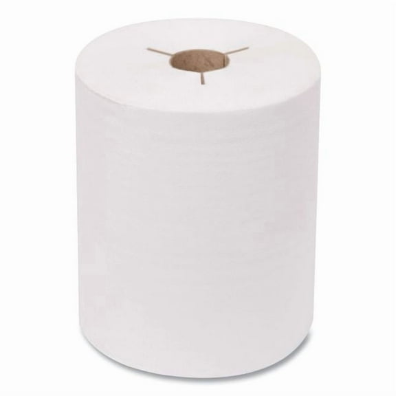 Tork Advanced Hand Towel Roll, Notched, 1-Ply, 8 x 11, White, 491/Roll, 12 Rolls/Carton