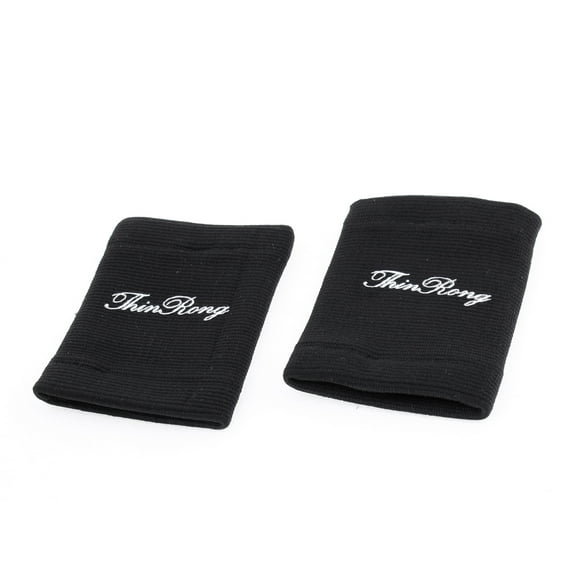 Unique Bargains Unique Bargains 2 Pcs Soft Elastic Wrist Support Brace Fitness Running Yoga for Men