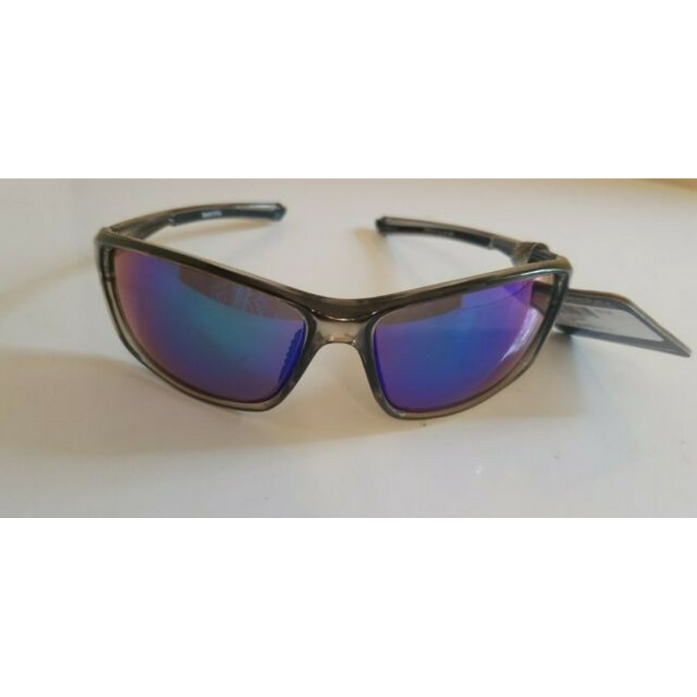 Panama Jack PJ 96 Men's Sunglasses Black Translucent W/Blue Mirror Lens ...