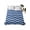 Blue, variant on Navy Blue White California King Size Flat Sheet, Wrinkleproof & Fadeproof Cooling Flat Bed Sheet Only, Abstract Waves Water Ripple Striped Breathable Soft Bedding Top Sheets 108 x 98 Inches