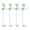Green, variant on 4 PCS Outdoor Fake Dragonfly Rod Clip, 3D Dragon Fly Garden Stakes & Hat Simulation Decor, Insert Pole Clip, Removable Natural Waterproof Decoration for Garden, Patio, Balcony