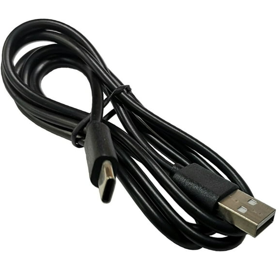 Universal USB Charging Cable for Portable Neck Fan - Multiple Connector Types Available - Type-C USB Power Cord Cable