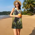 thumbnail image 3 of Pofeuu Daisy Koala Print Women's Sleeveless Dress, Loose Fit Summer Dress, Casual Tank Dress for Women, 3 of 7