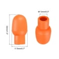 thumbnail image 2 of Drum Mute Drumstick Silent Tip Drum Dampener Silicone Rubber Practice Percussion Tips Protectors Mute Orange 4 Pack, 2 of 6