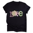 thumbnail image 2 of Pntutb - Camiseta de manga corta para mujer, estilo informal, con estampado del día de San Patricio Pntutb Pntutb-4608, 2 of 5