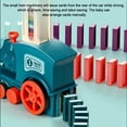 thumbnail image 3 of Pluokvzr Domino Train Set Parent-children Interactive Tracking Set Automatic Domino Brick Laying Train Toy, 3 of 11